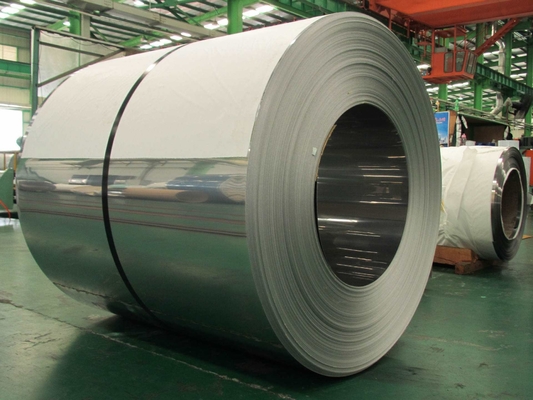 TUV 6mm παχύς γυαλισμένος ρόλος 1500 καθρεφτών χάλυβα σπείρα ανοξείδωτου BA πλάτους