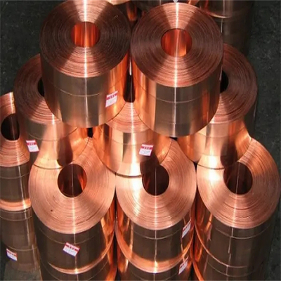 Τ1 βαθμός χαλκού Coil φύλλο 1mm 0,9mm πάχος Astm προσαρμοσμένο πλάτος