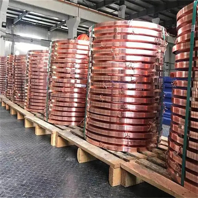 Τ1 βαθμός χαλκού Coil φύλλο 1mm 0,9mm πάχος Astm προσαρμοσμένο πλάτος